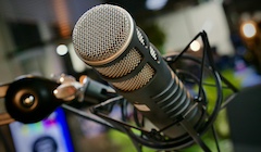 Professional audio-recording equipment.