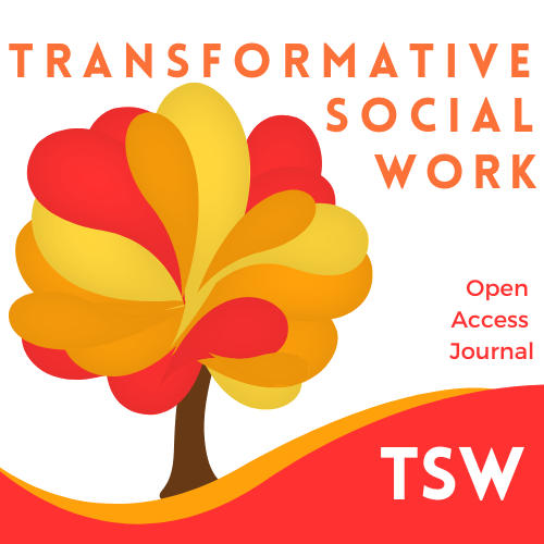 Transformative Social Work - Open Access Journal - TSW - Image of a tree in red orange and yellow