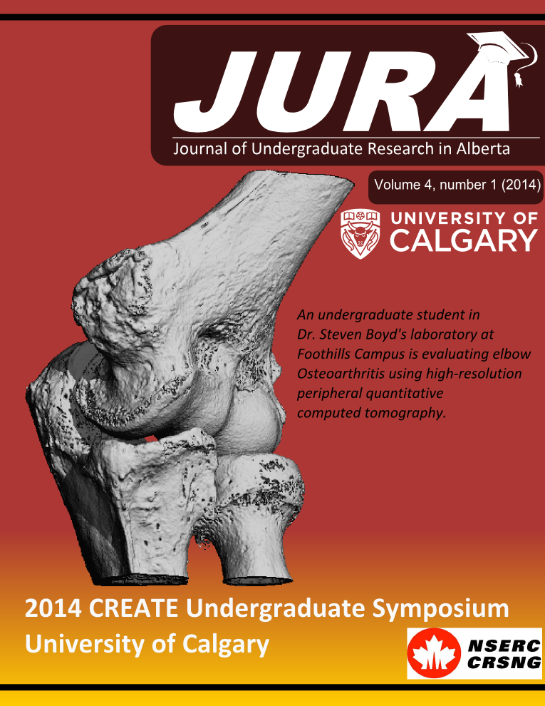 					View Vol. 4 No. 1: 2014 NSERC CREATE Symposium at the University of Calgary
				