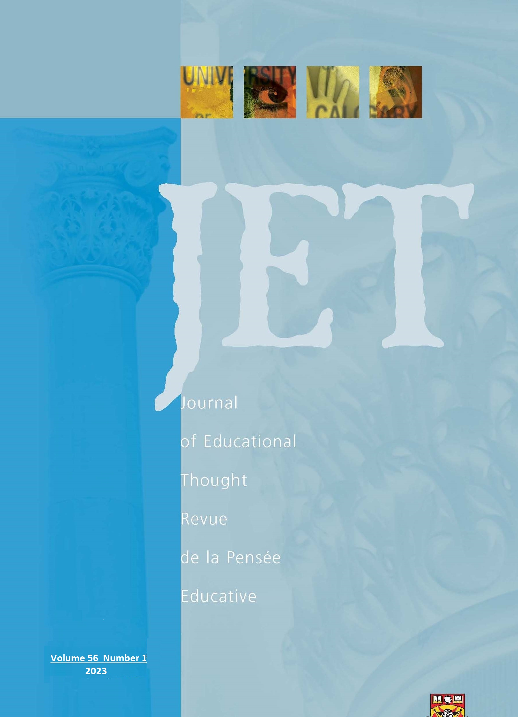 					Afficher Vol. 56 No. 1 (2023): Journal of Educational Thought
				